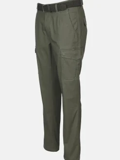 Herren Jim Spencer Herren Cargohose mit Flechtgürtel
