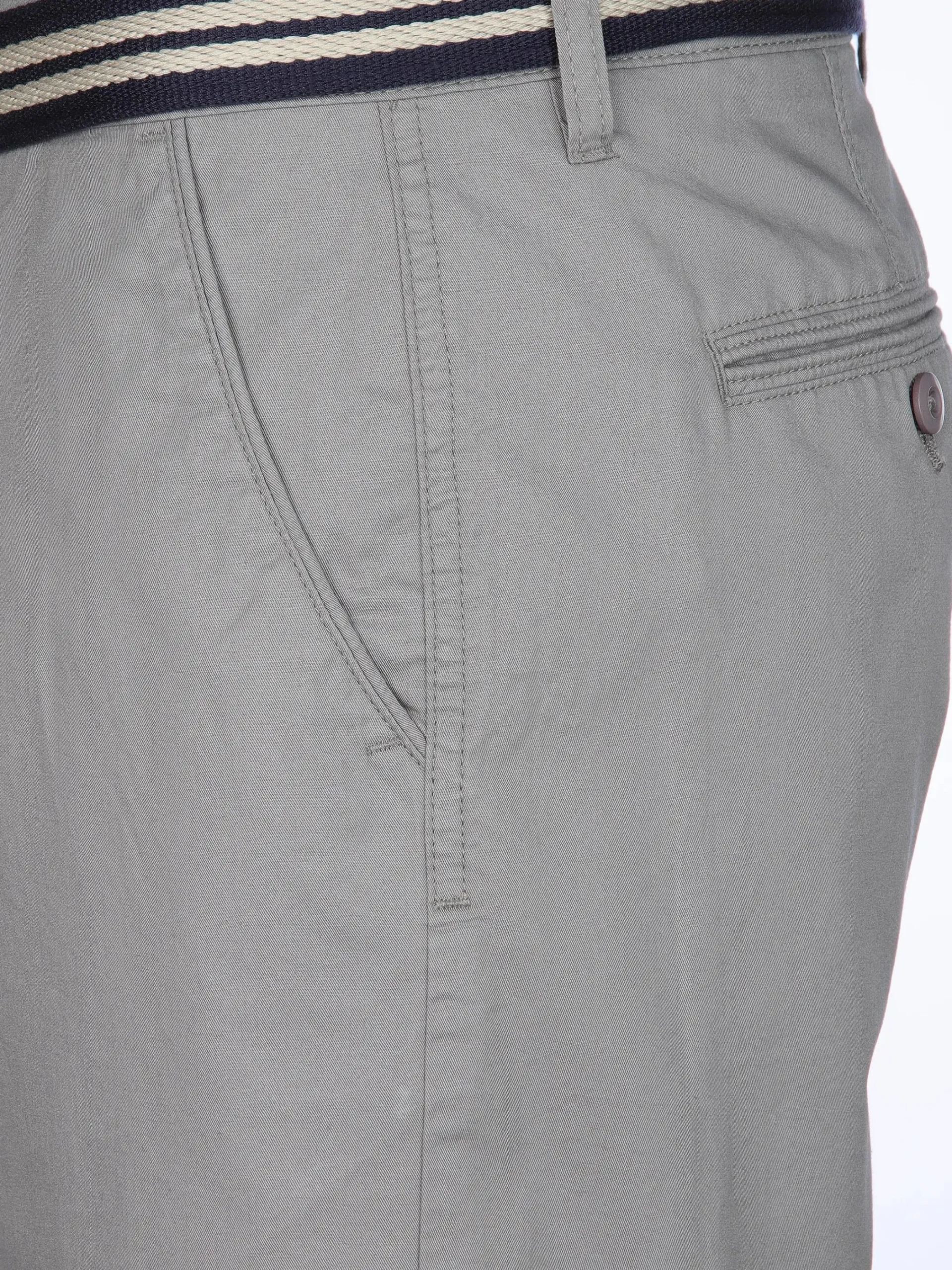 Herren Jim Spencer Herren Chino Bermuda mit Gürtel
