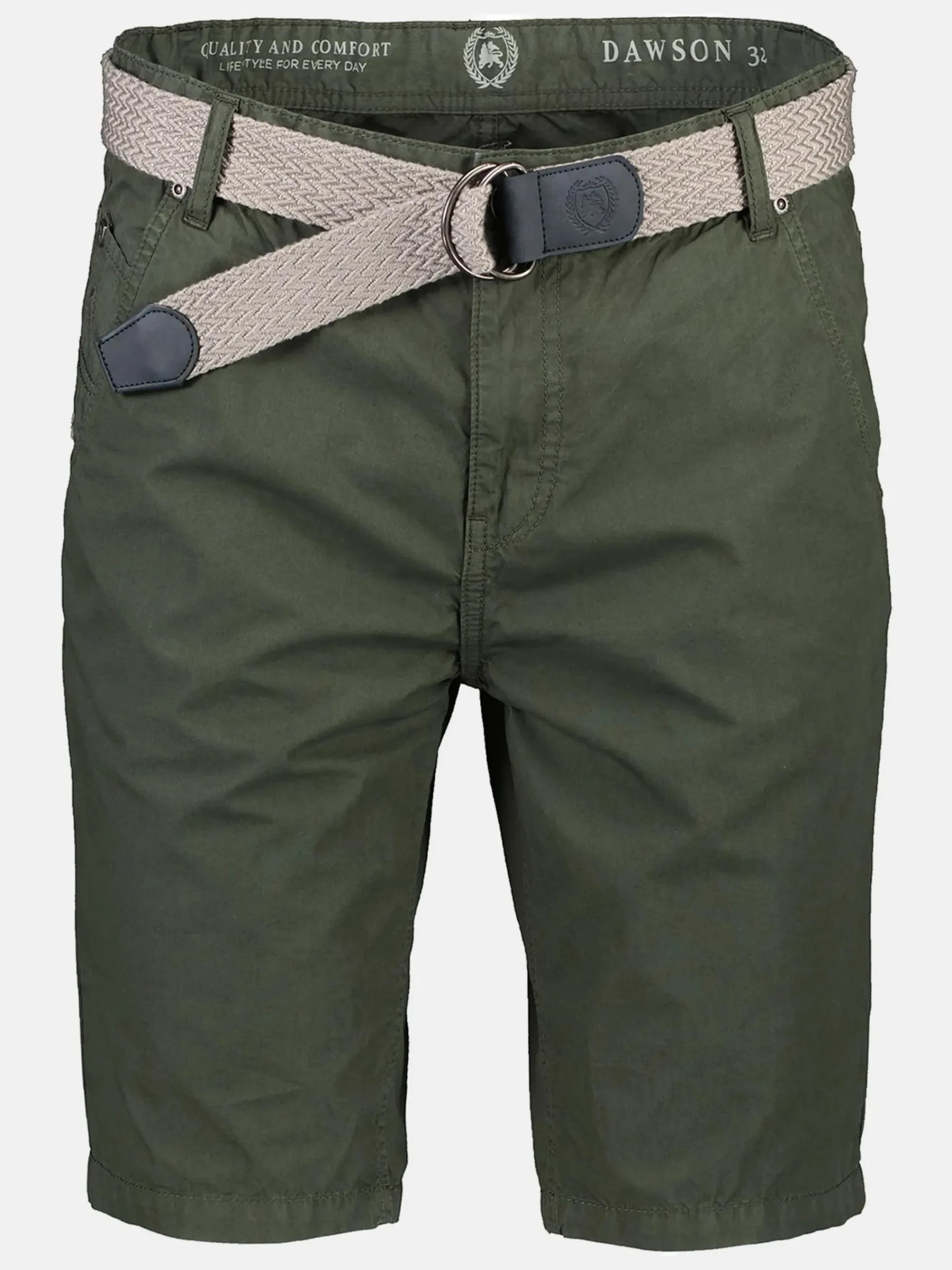 Herren Lerros Herren Chino Shorts mit Gürtel