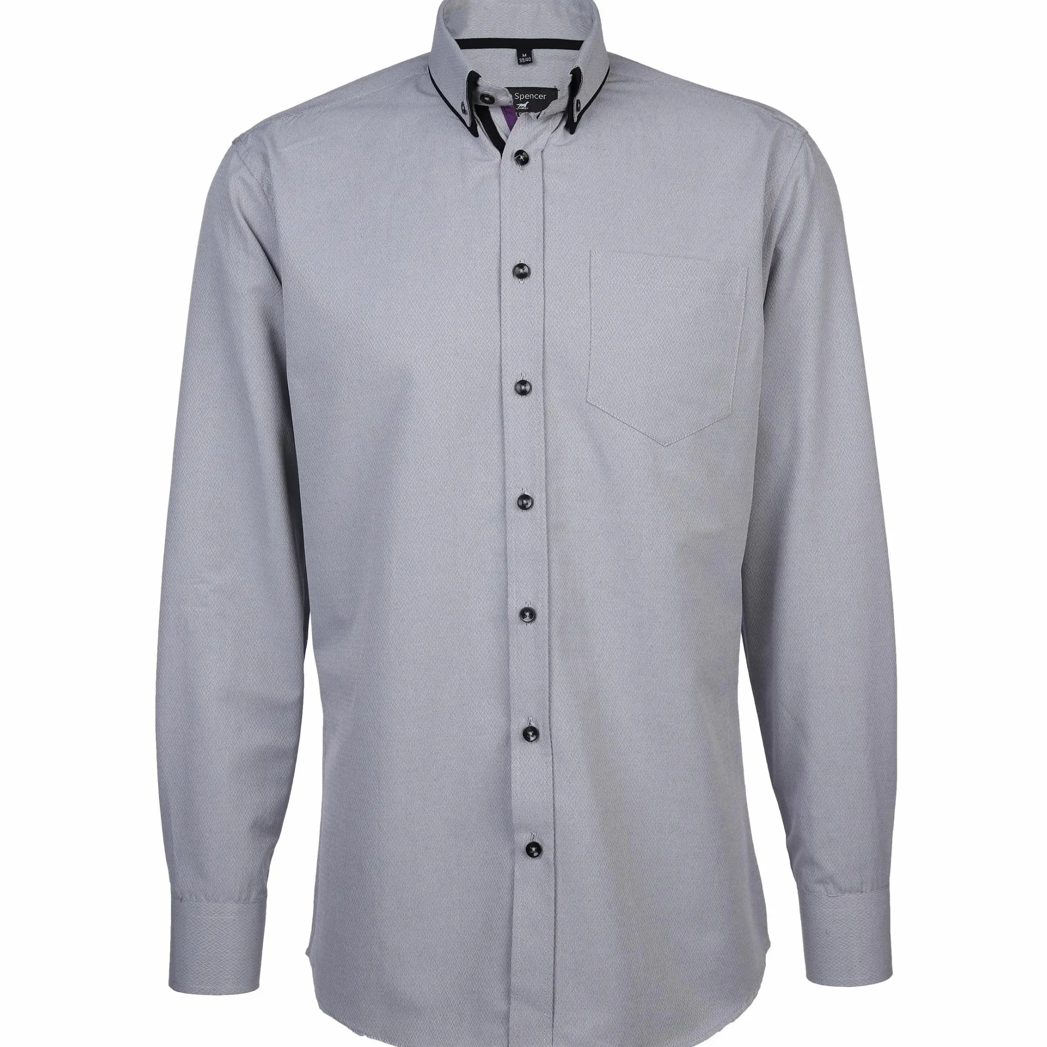 Herren Jim Spencer Herren Cityhemd mit Brusttasche