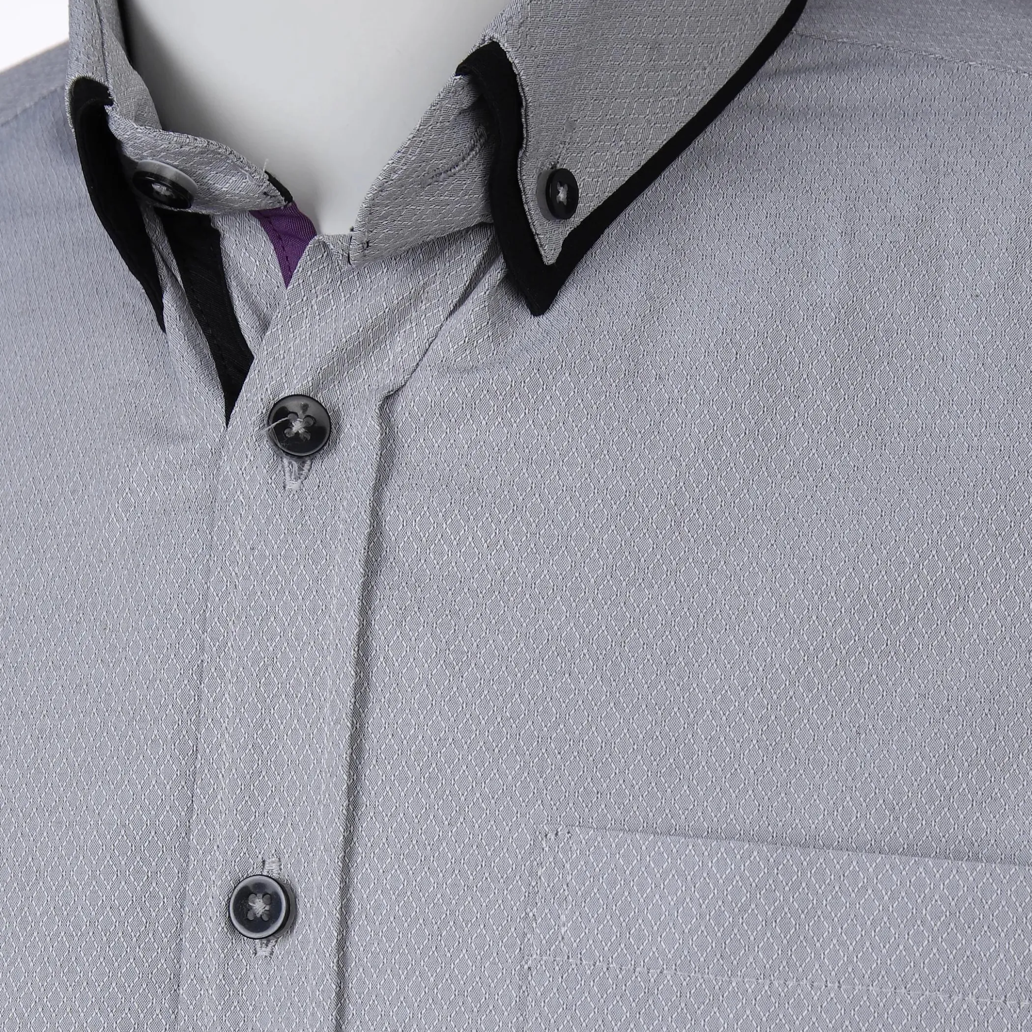 Herren Jim Spencer Herren Cityhemd mit Brusttasche