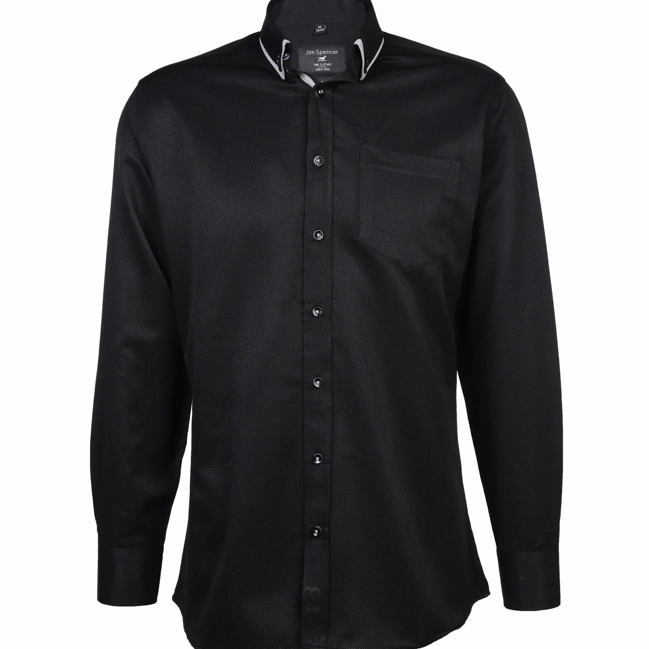 Herren Jim Spencer Herren Cityhemd mit Brusttasche