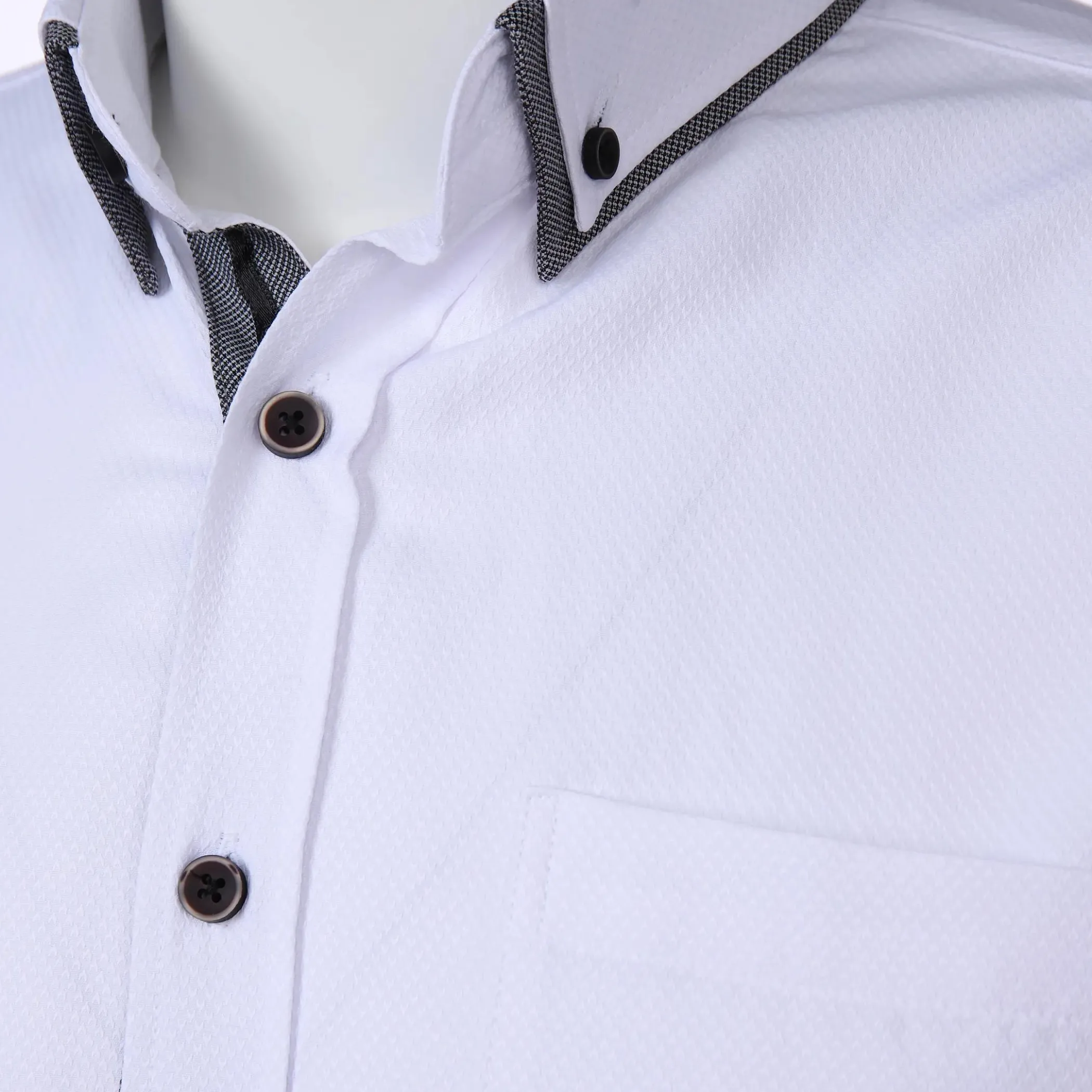 Herren Jim Spencer Herren Cityhemd mit Brusttasche