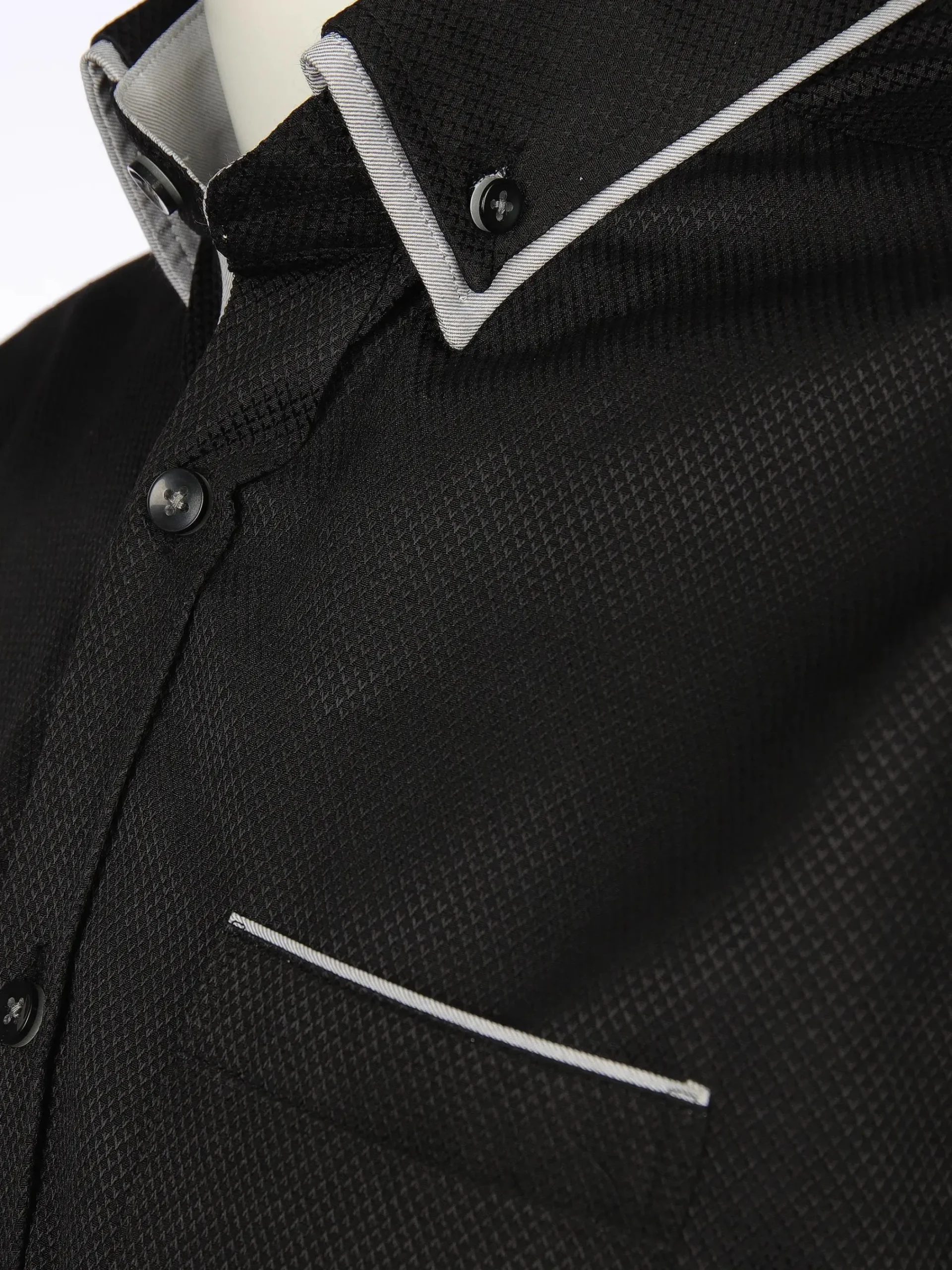 Herren Jim Spencer Herren Cityhemd mit Brusttasche