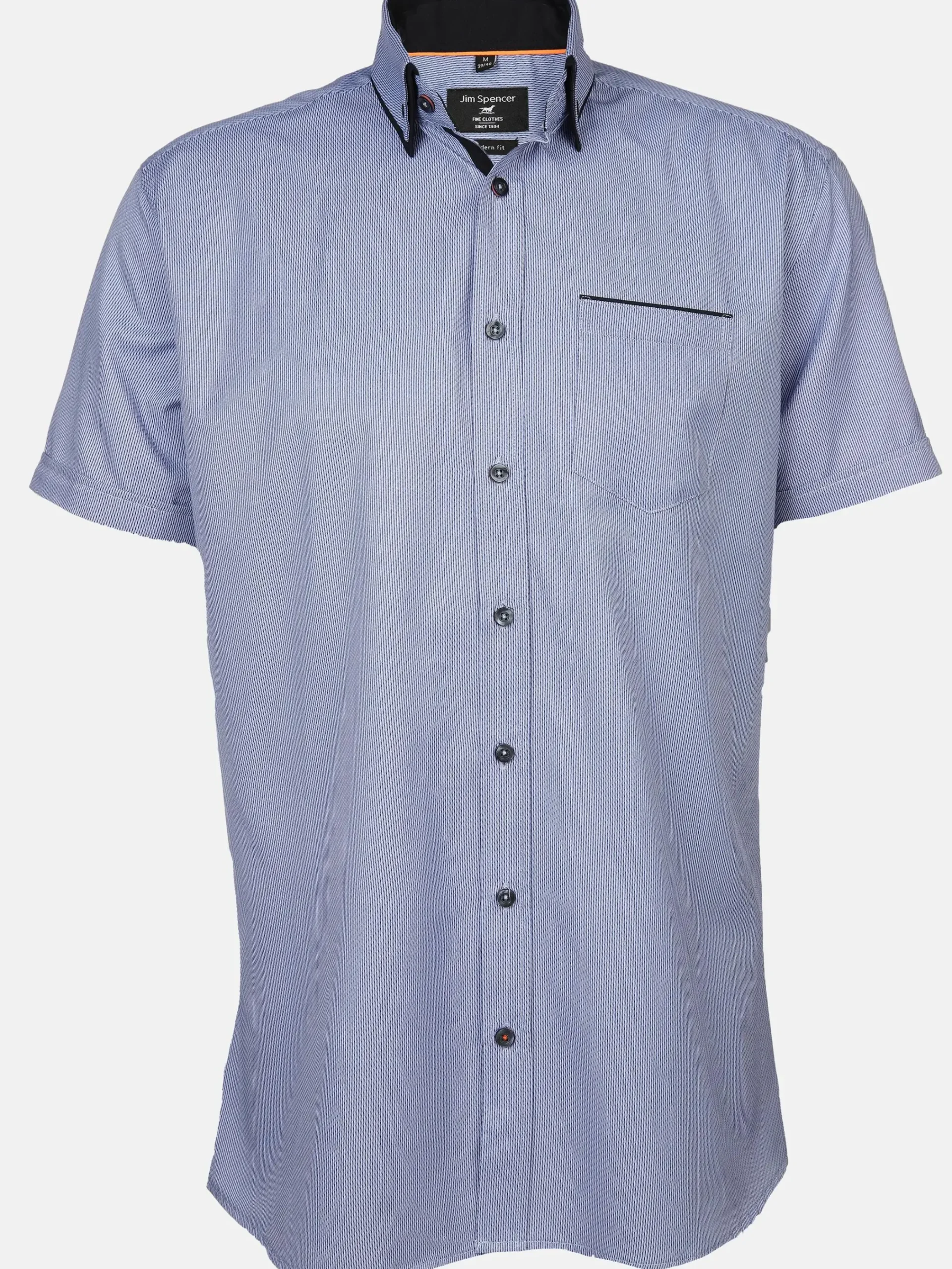 Herren Jim Spencer Herren Cityhemd mit Brusttasche