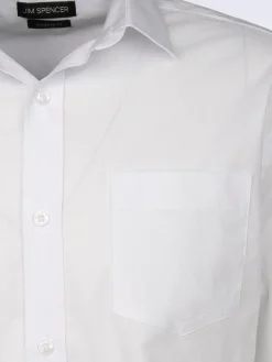 Herren Jim Spencer Herren Cityhemd mit langem Arm unifarben
