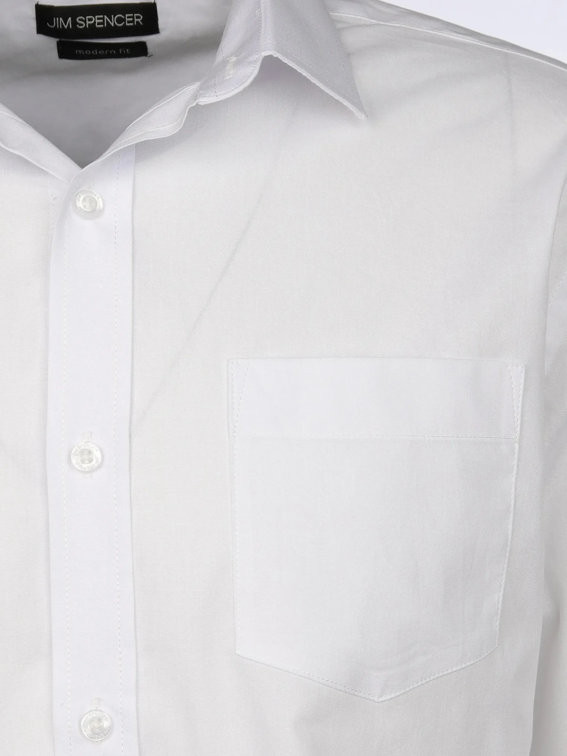 Herren Jim Spencer Herren Cityhemd mit langem Arm unifarben