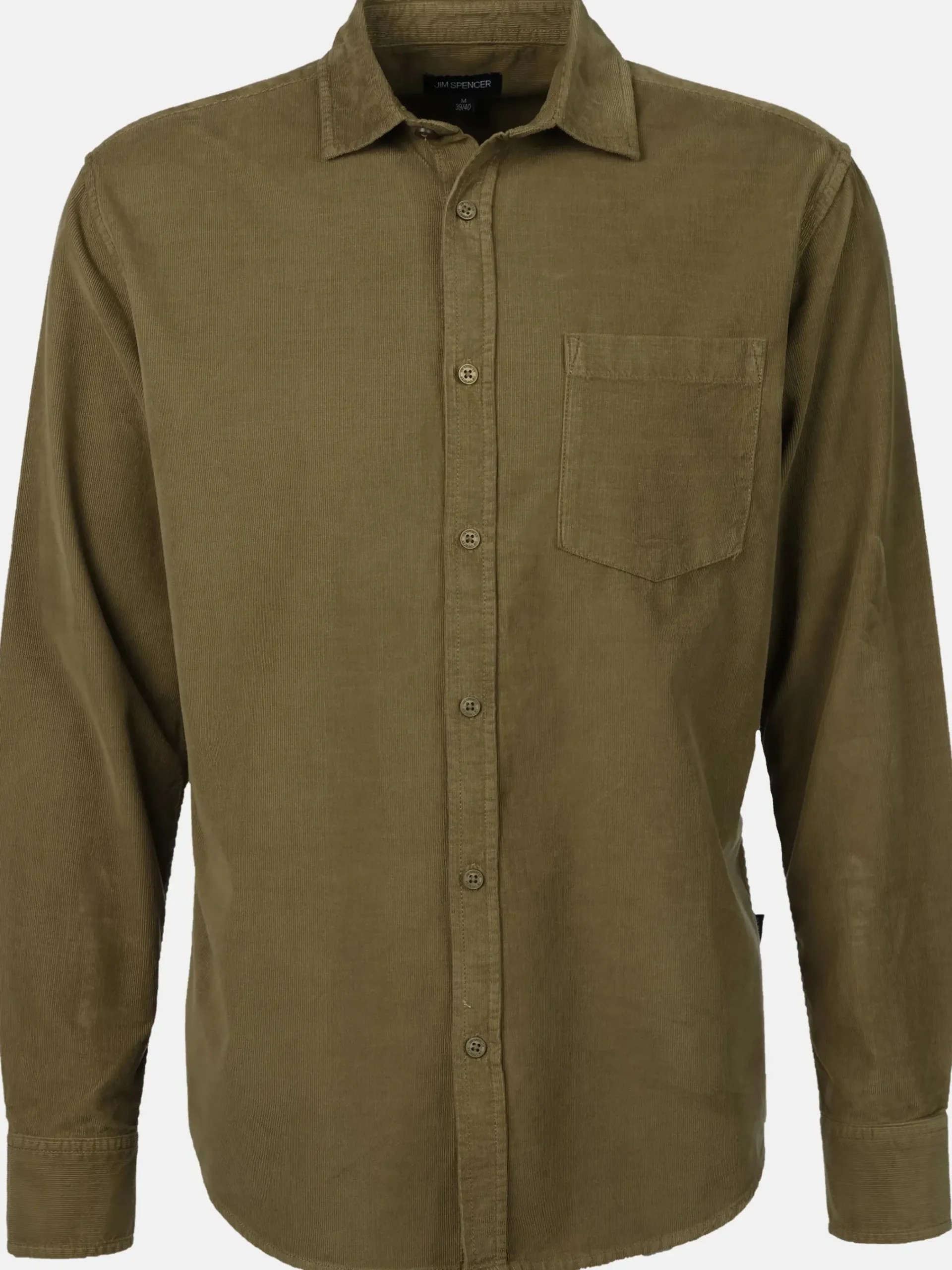 Herren Jim Spencer Herren Cordhemd mit langem Arm