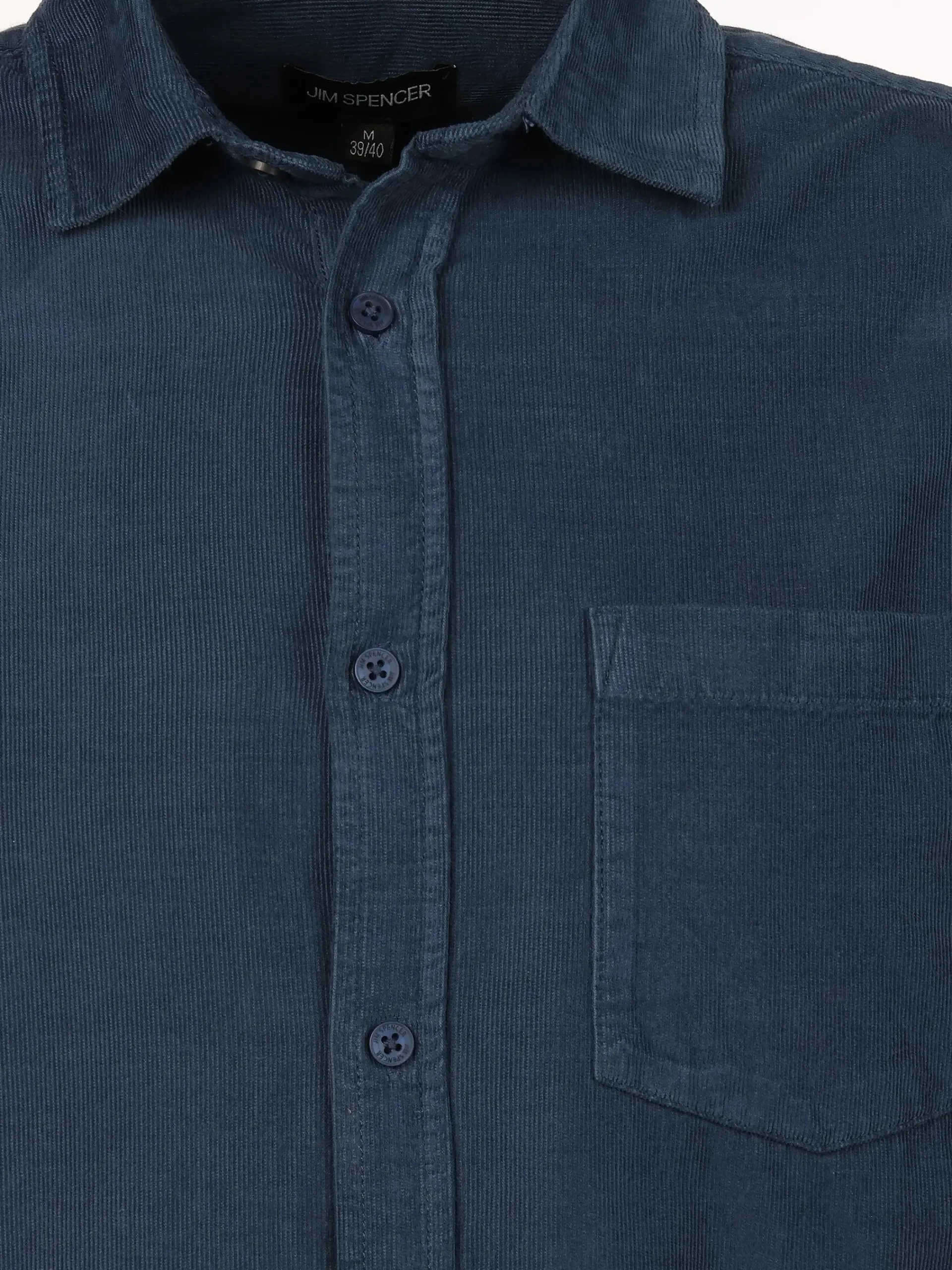 Herren Jim Spencer Herren Cordhemd mit langem Arm