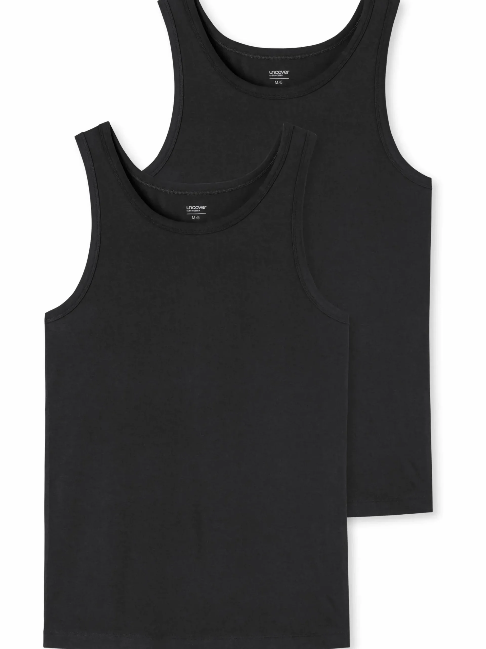 Herren UNCOVER by Schiesser Herren 2er-Pack Unterhemden