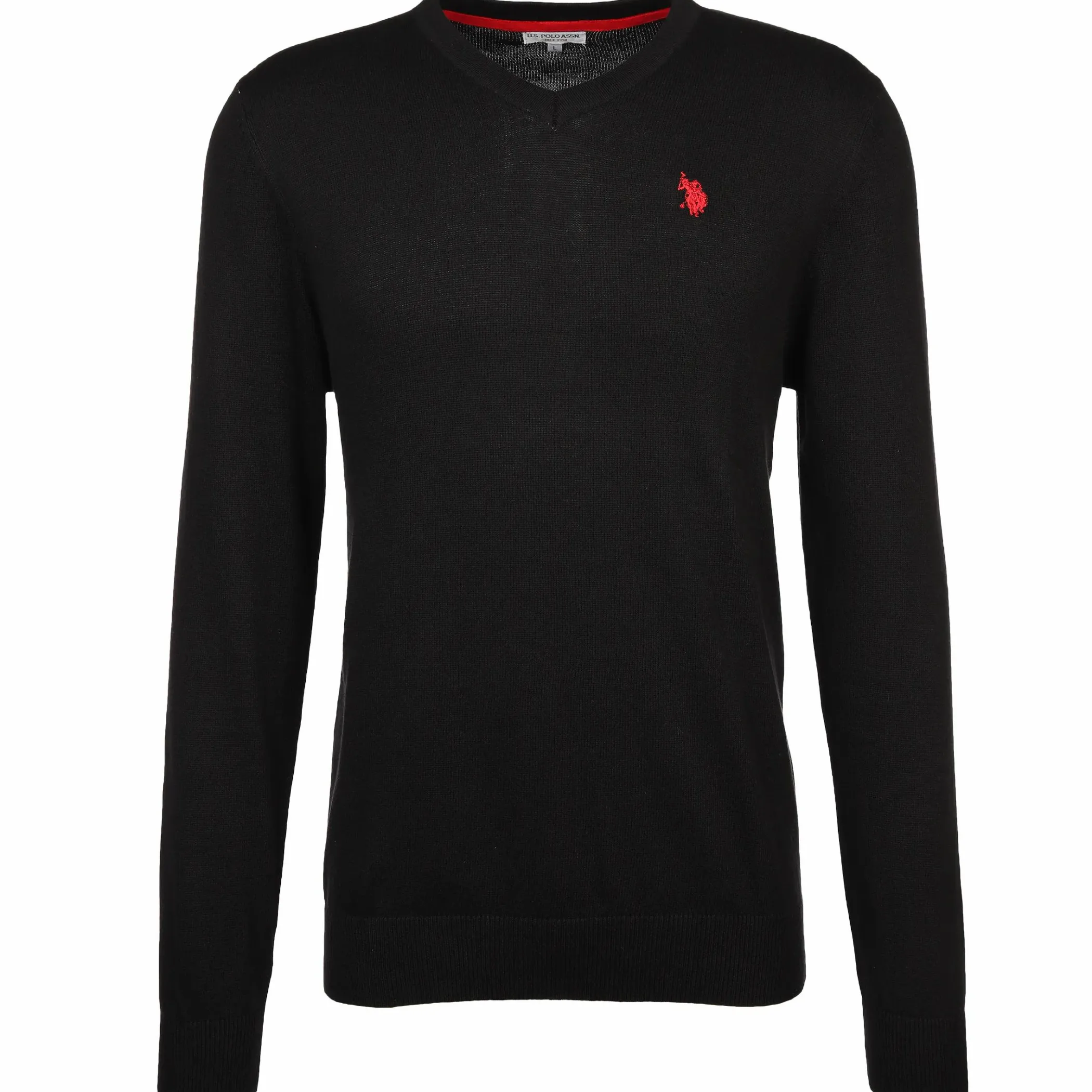 Herren U.S. Polo Assn. Herren Feinstrickpullover mit V-Ausschnitt