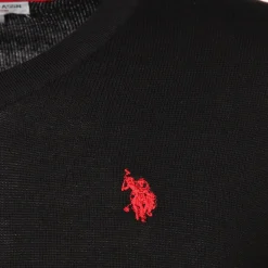 Herren U.S. Polo Assn. Herren Feinstrickpullover mit V-Ausschnitt