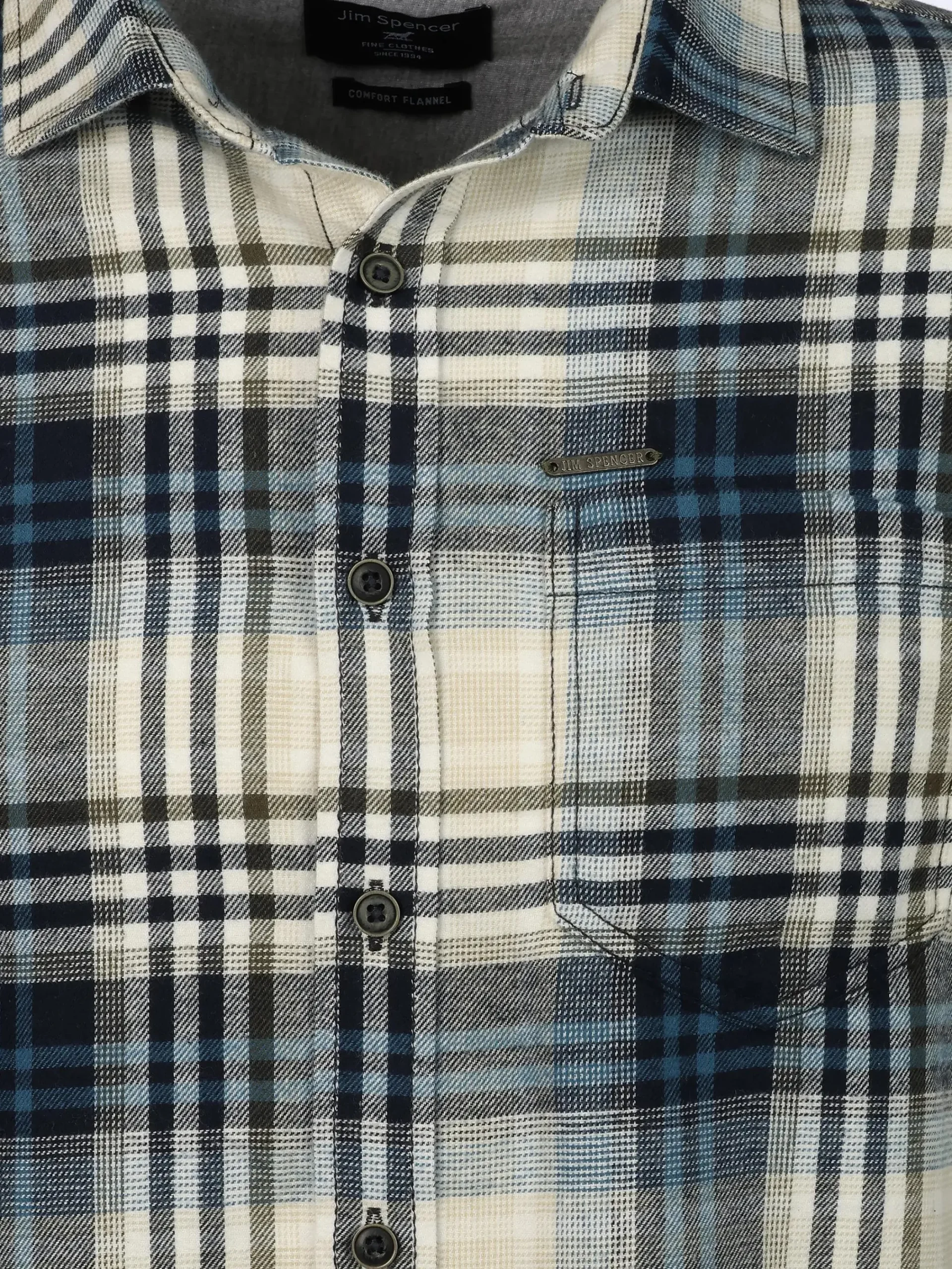 Herren Jim Spencer Herren Flanellhemd