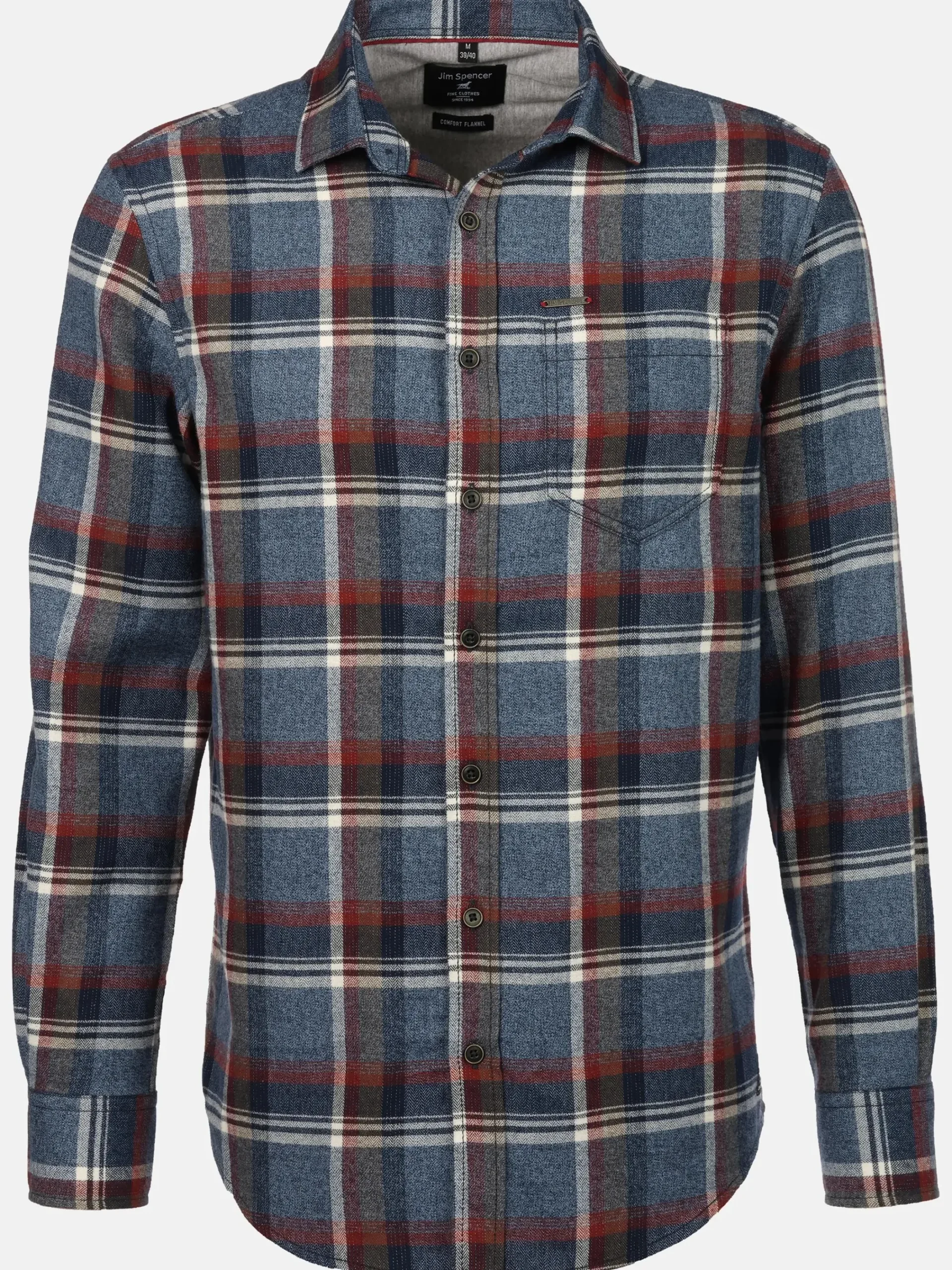 Herren Jim Spencer Herren Flanellhemd