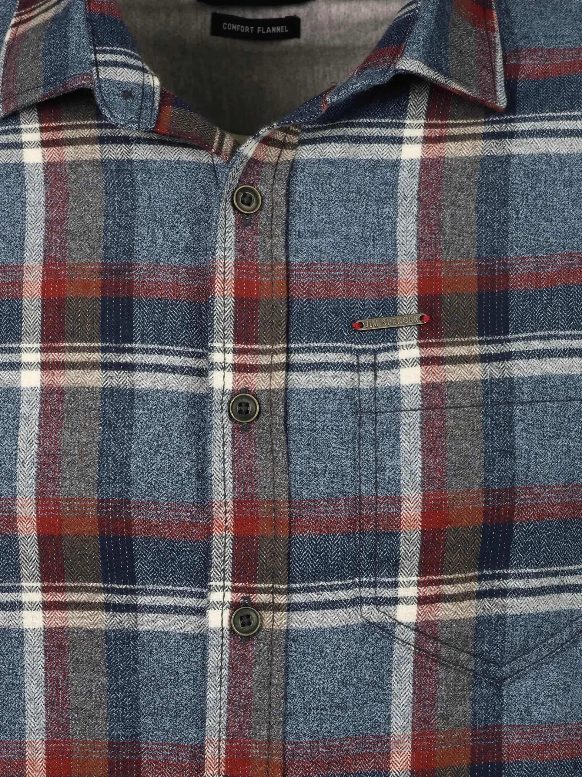 Herren Jim Spencer Herren Flanellhemd