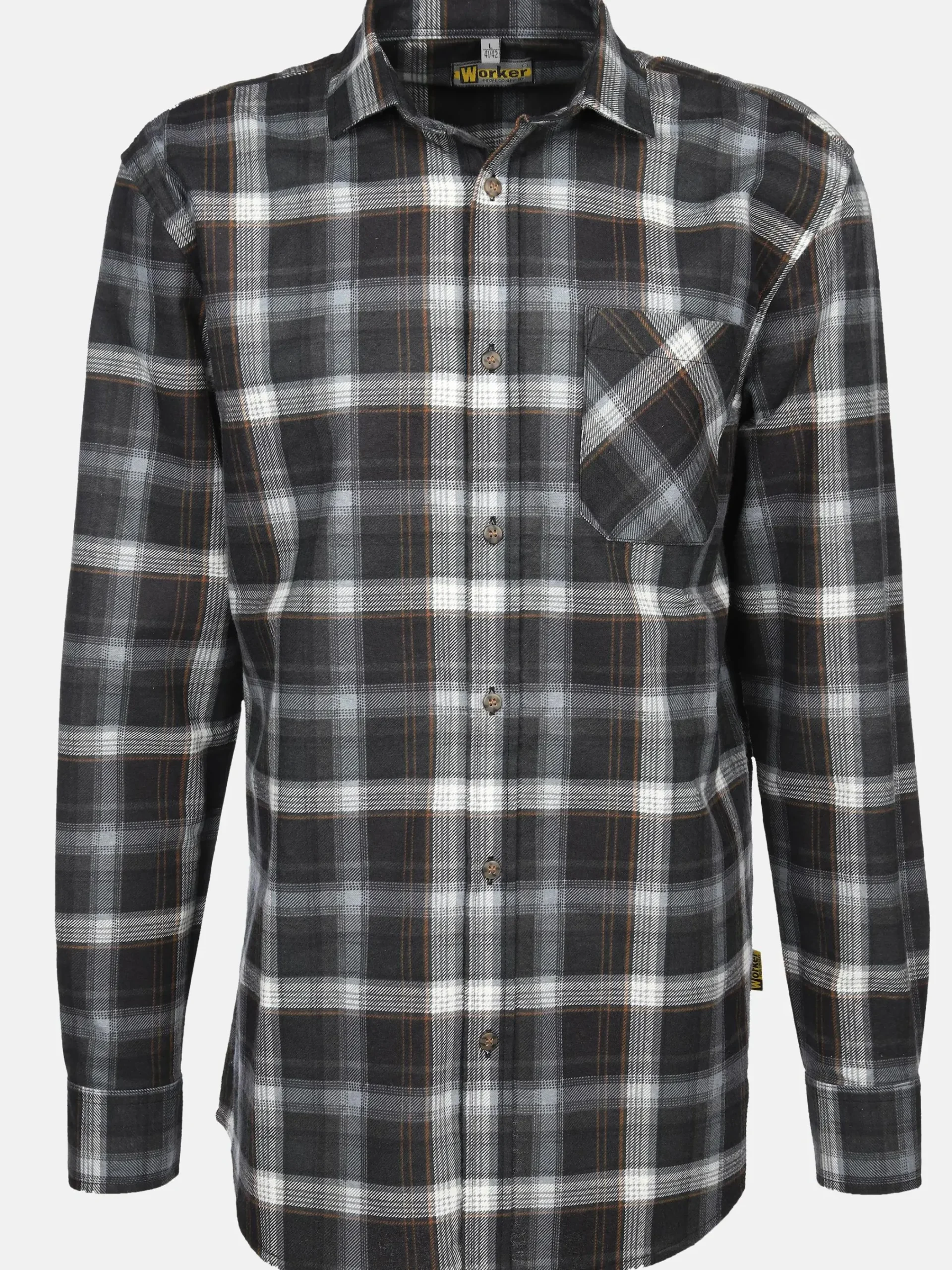Herren Worker Herren Flanellhemd