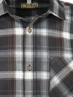 Herren Worker Herren Flanellhemd