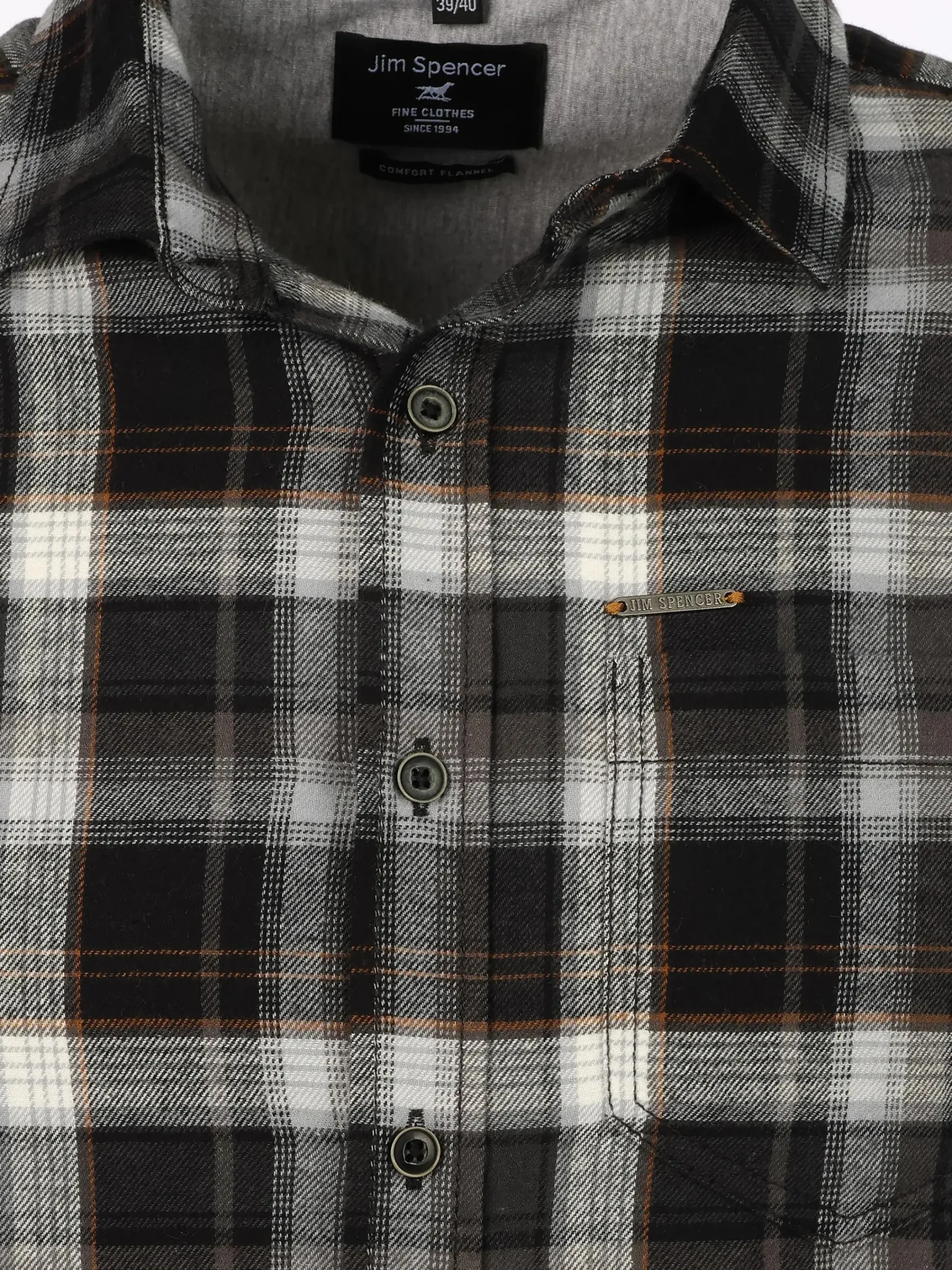 Herren Jim Spencer Herren Flanellhemd