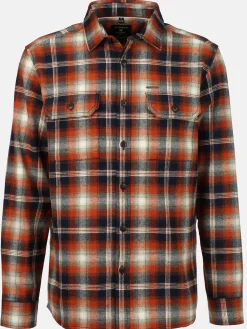 Herren Jim Spencer Herren Flanellhemd als Overshirt Melange