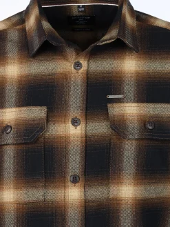 Herren Jim Spencer Herren Flanellhemd als Overshirt Melange