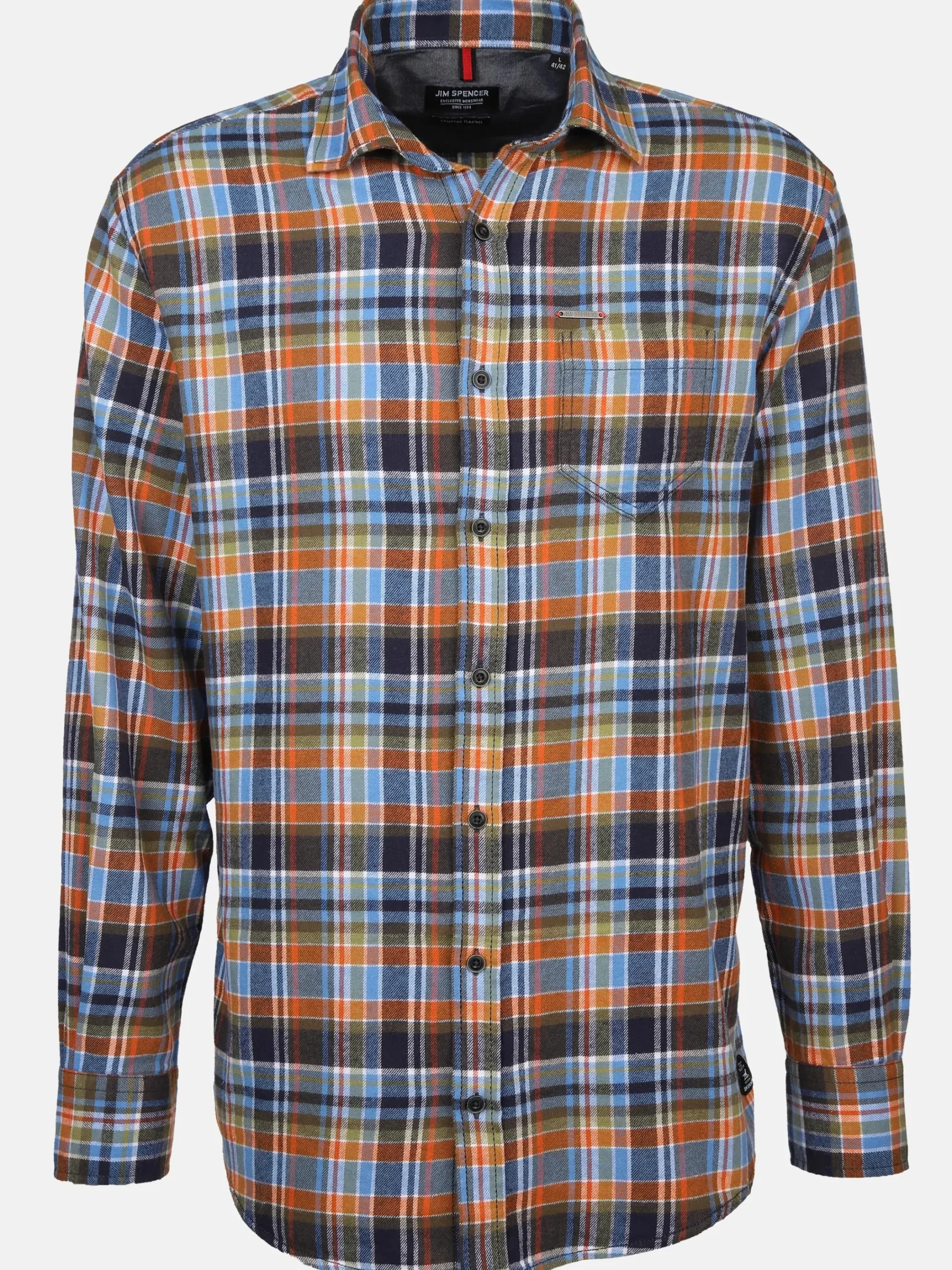 Herren Jim Spencer Herren Flanellhemd im Karodessin