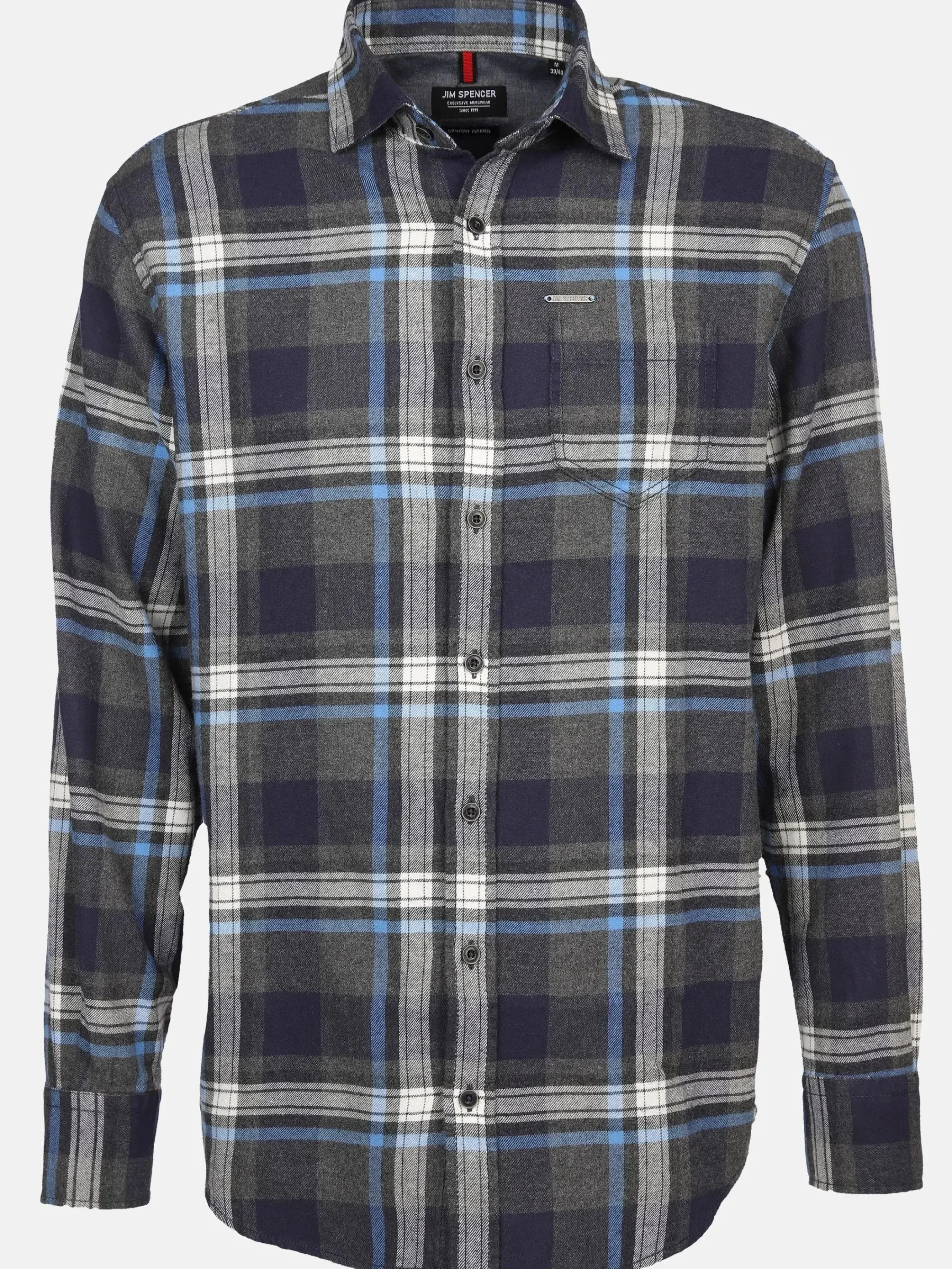 Herren Jim Spencer Herren Flanellhemd im Karodessin