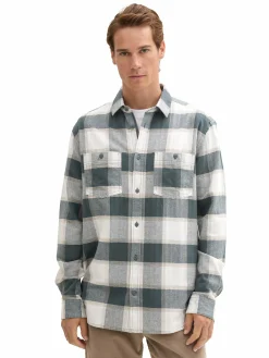 Herren Tom Tailor Herren Flanellhemd im Karolook