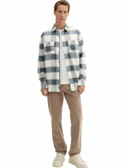 Herren Tom Tailor Herren Flanellhemd im Karolook