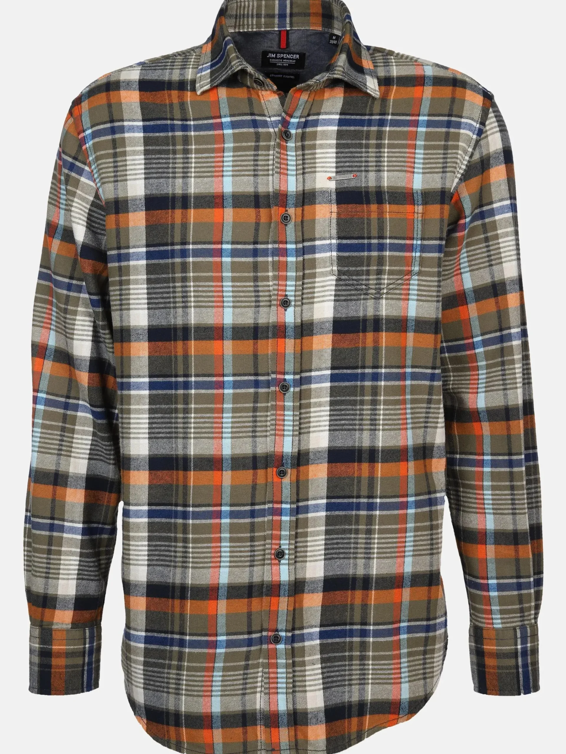 Herren Jim Spencer Herren Flanellhemd im Karodessin