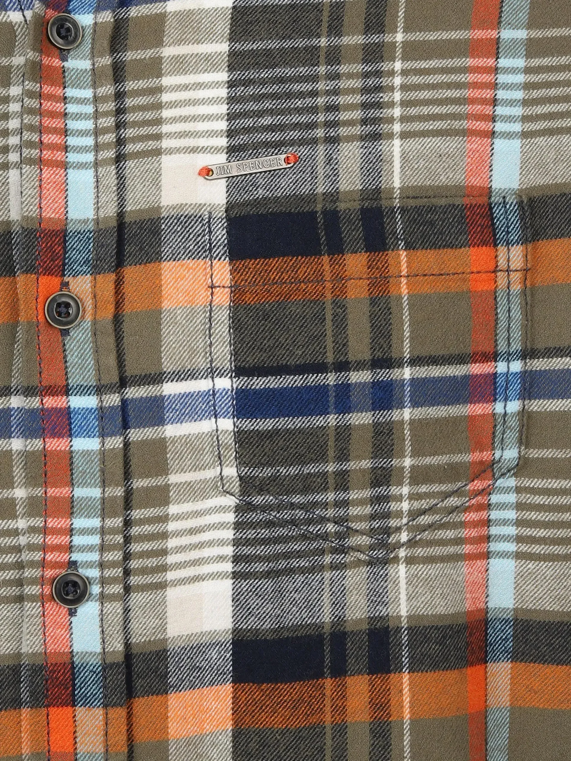 Herren Jim Spencer Herren Flanellhemd im Karodessin