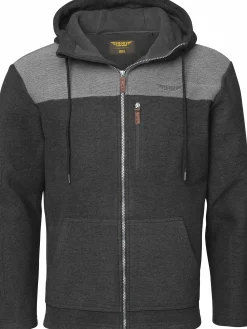 Herren HERO by John Medoox Herren Fleecejacke mit Kapuze