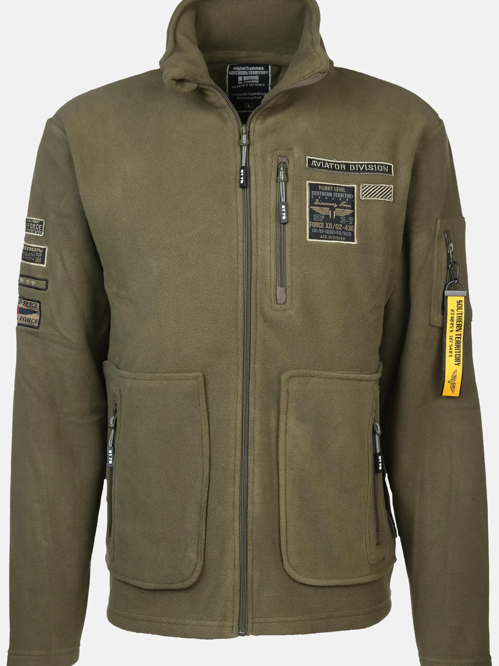 Herren Southern Territory Herren Fleecejacke mit Patches