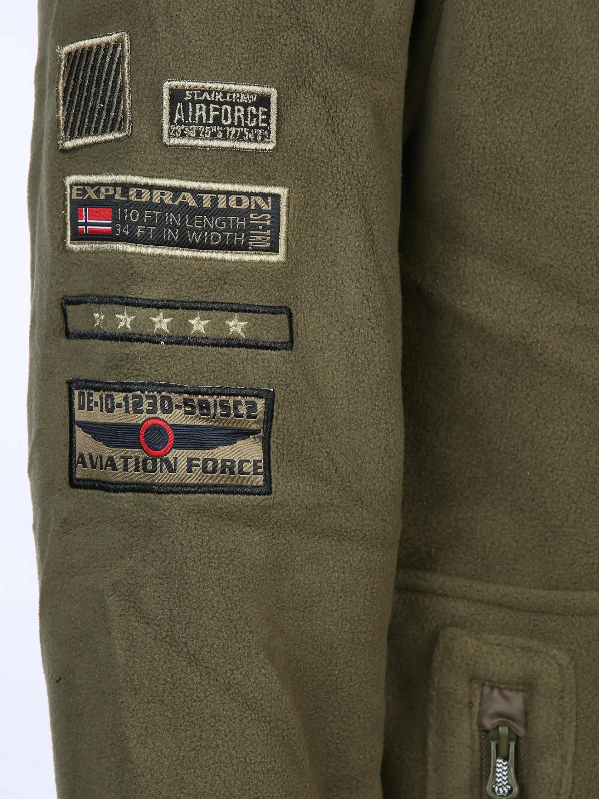 Herren Southern Territory Herren Fleecejacke mit Patches