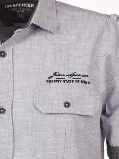 Herren Jim Spencer Herren Freizeithemd