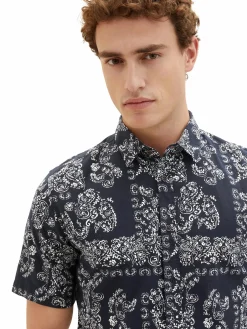 Herren Tom Tailor Herren Freizeithemd im Paisleydessin