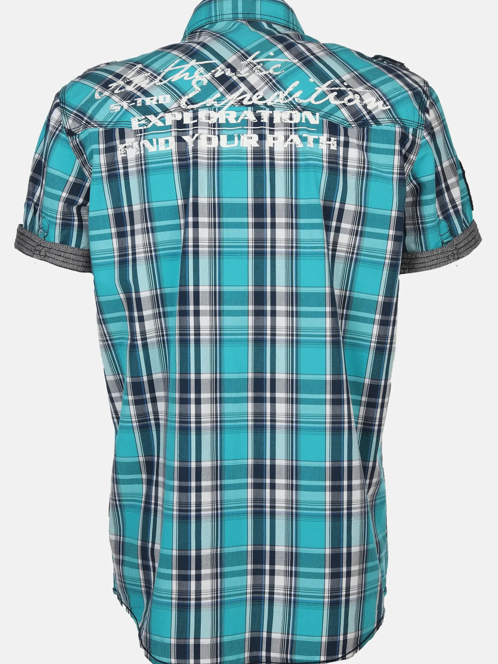 Herren Southern Territory Herren Freizeithemd kariert mit kurzem Arm