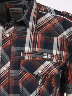 Herren Southern Territory Herren Freizeithemd kariert mit kurzem Arm