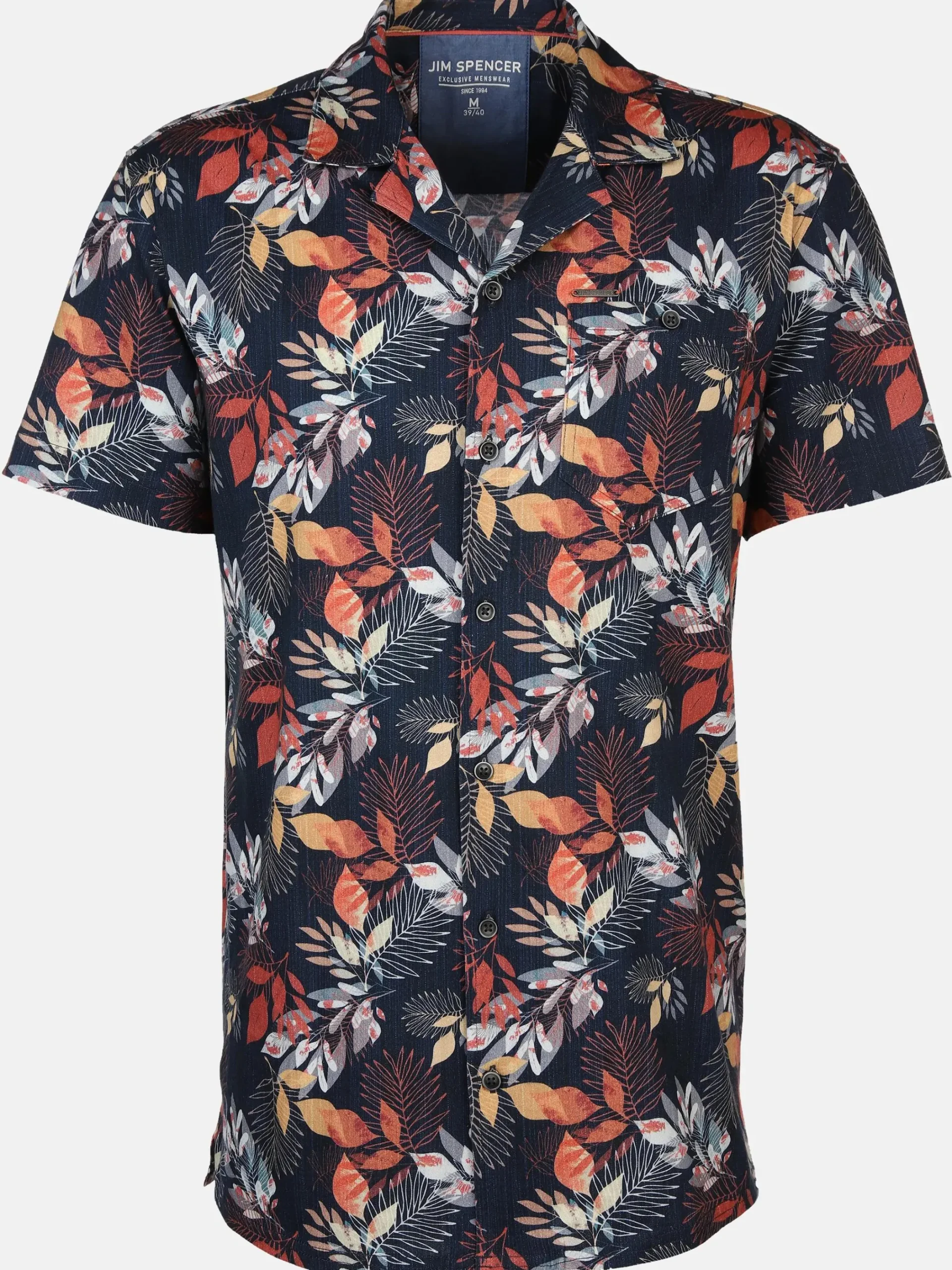 Herren Jim Spencer Herren Freizeithemd mit Alloverprint