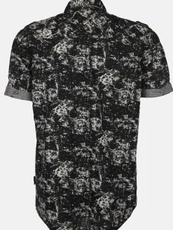 Herren Southern Territory Herren Freizeithemd mit Brusttaschen in Oilwash-Optik