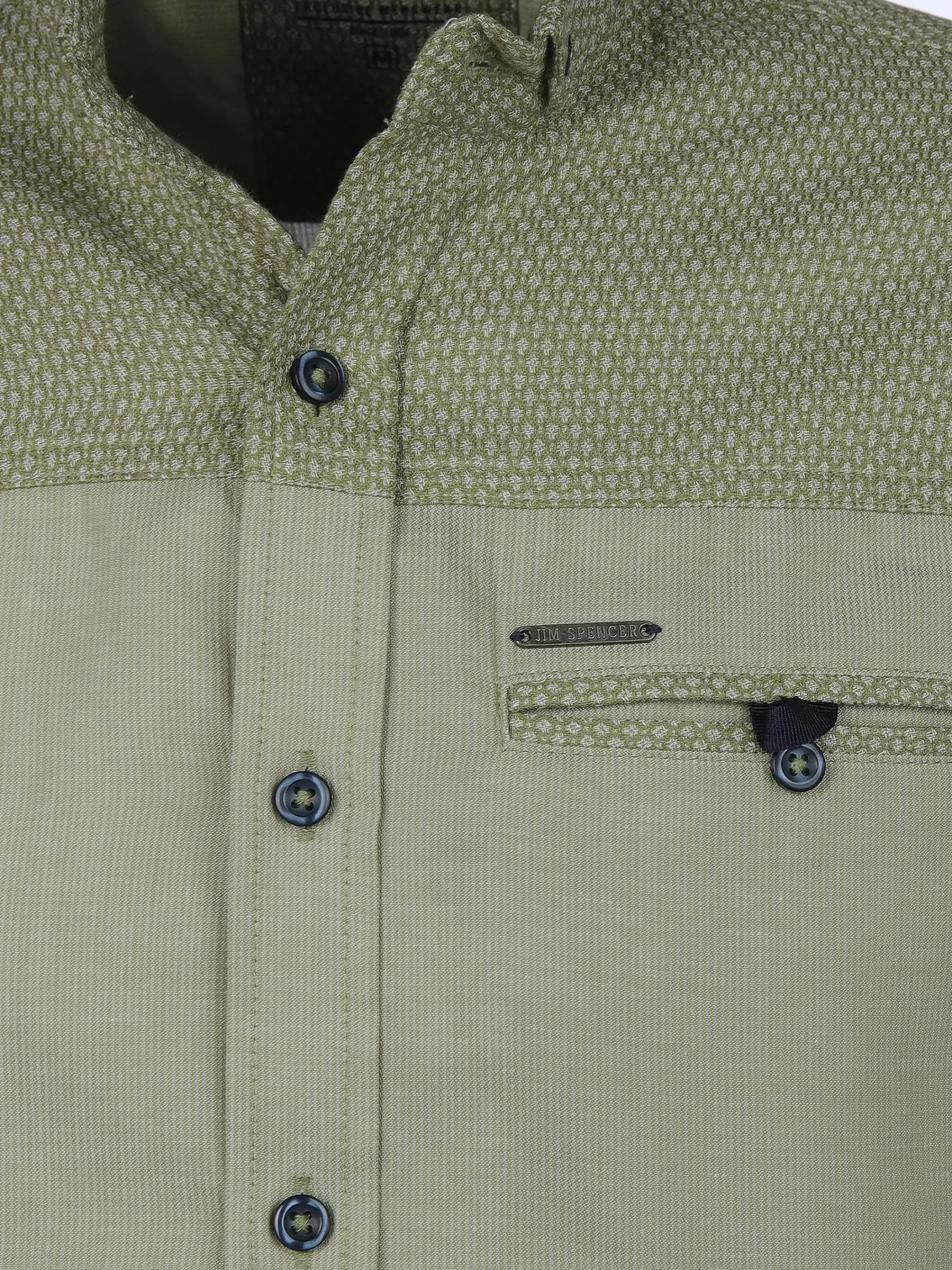 Herren Jim Spencer Herren Freizeithemd mit kurzen Ärmeln