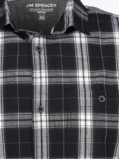 Herren Jim Spencer Herren Freizeithemd mit kurzen Ärmeln