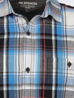 Herren Jim Spencer Herren Freizeithemd mit kurzen Ärmeln