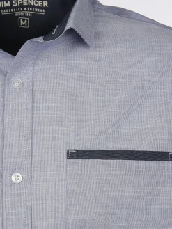 Herren Jim Spencer Herren Freizeithemd mit kurzem Arm