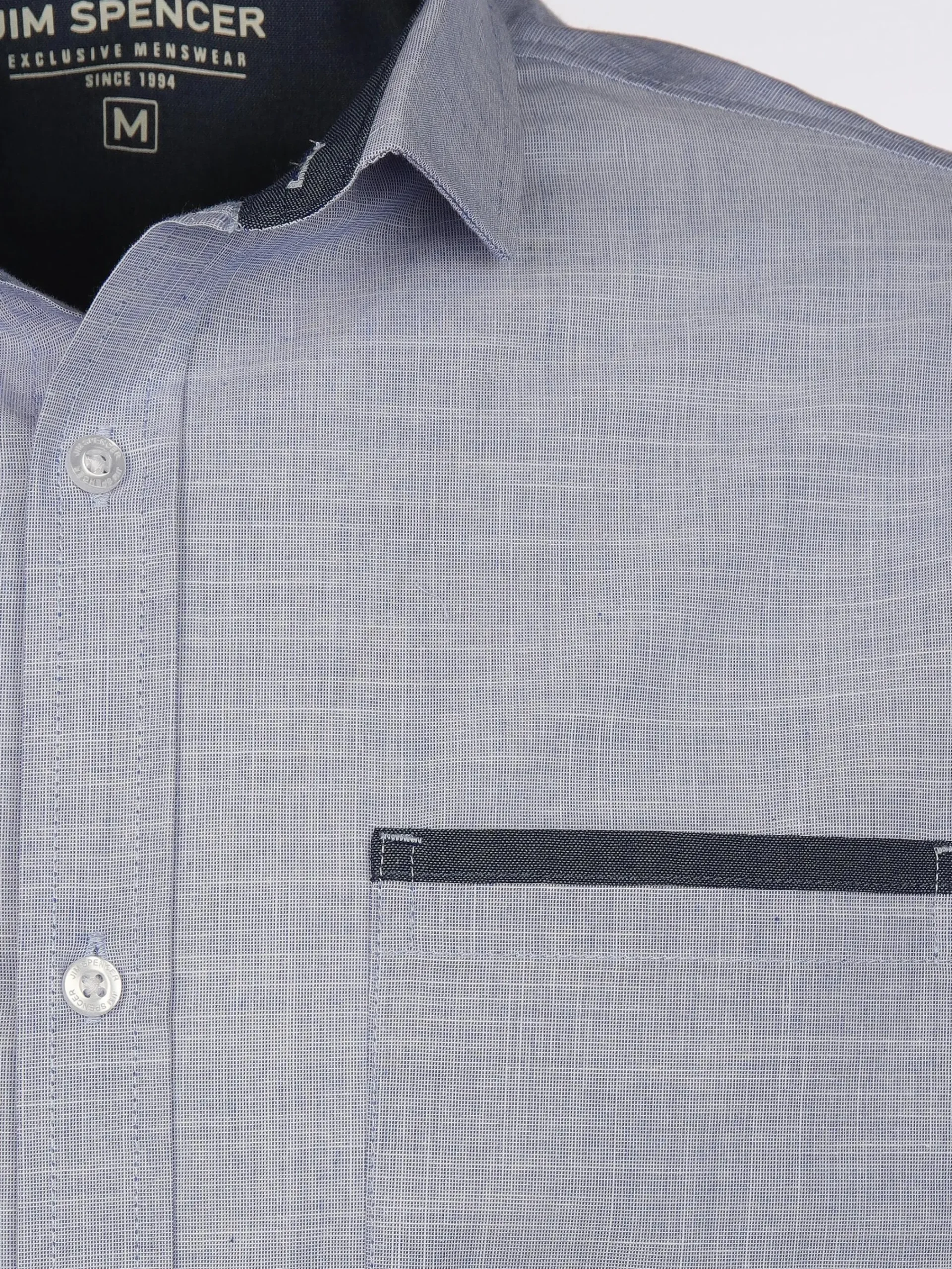 Herren Jim Spencer Herren Freizeithemd mit kurzem Arm