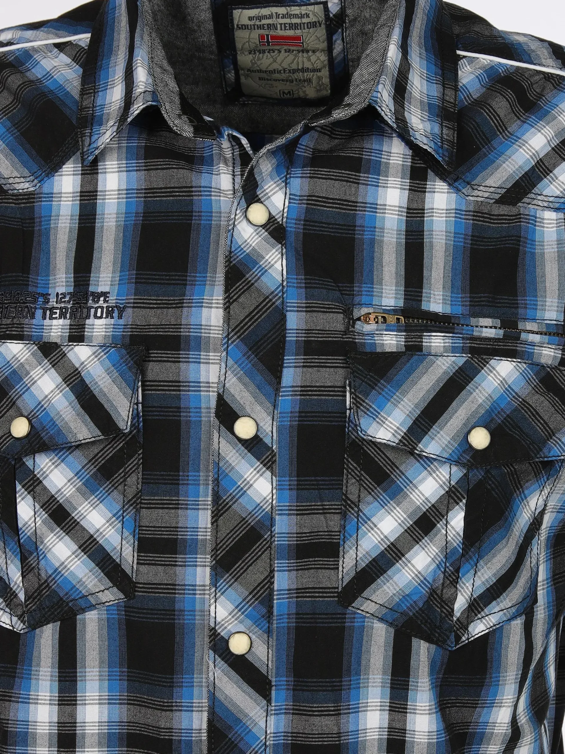 Herren Southern Territory Herren Freizeithemd mit kurzem Arm