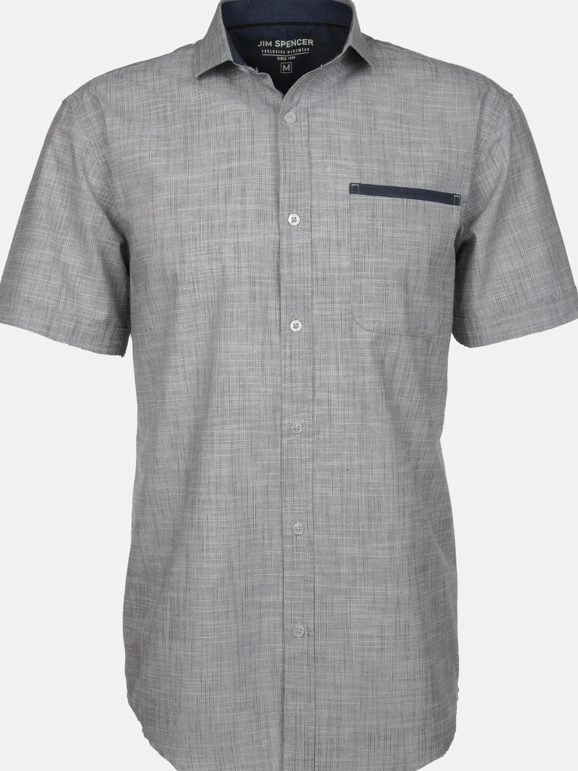 Herren Jim Spencer Herren Freizeithemd mit kurzem Arm