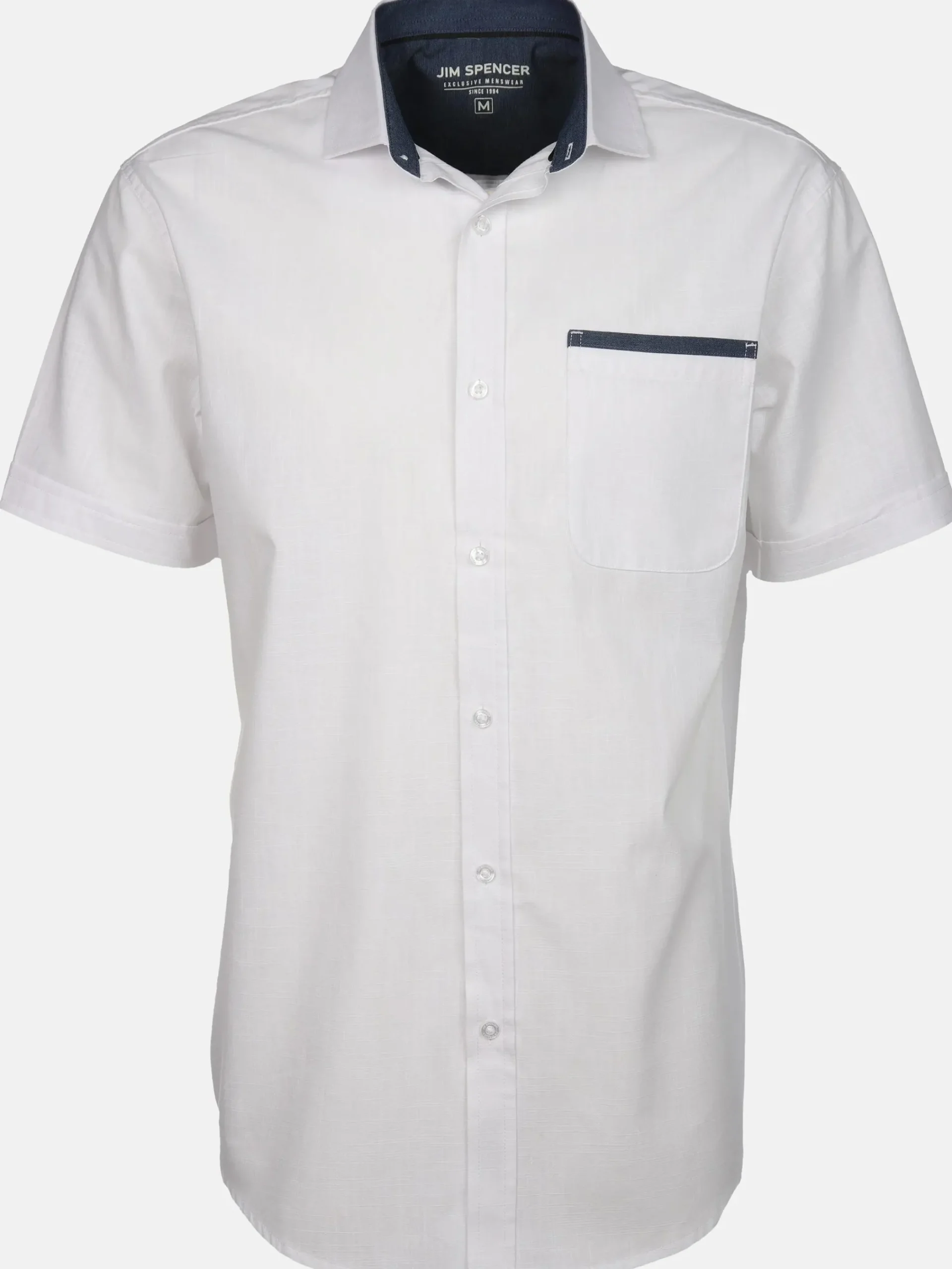 Herren Jim Spencer Herren Freizeithemd mit kurzem Arm