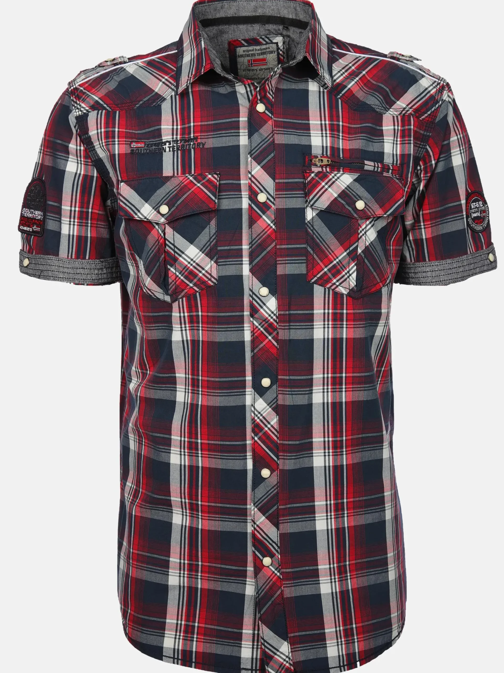 Herren Southern Territory Herren Freizeithemd mit kurzem Arm