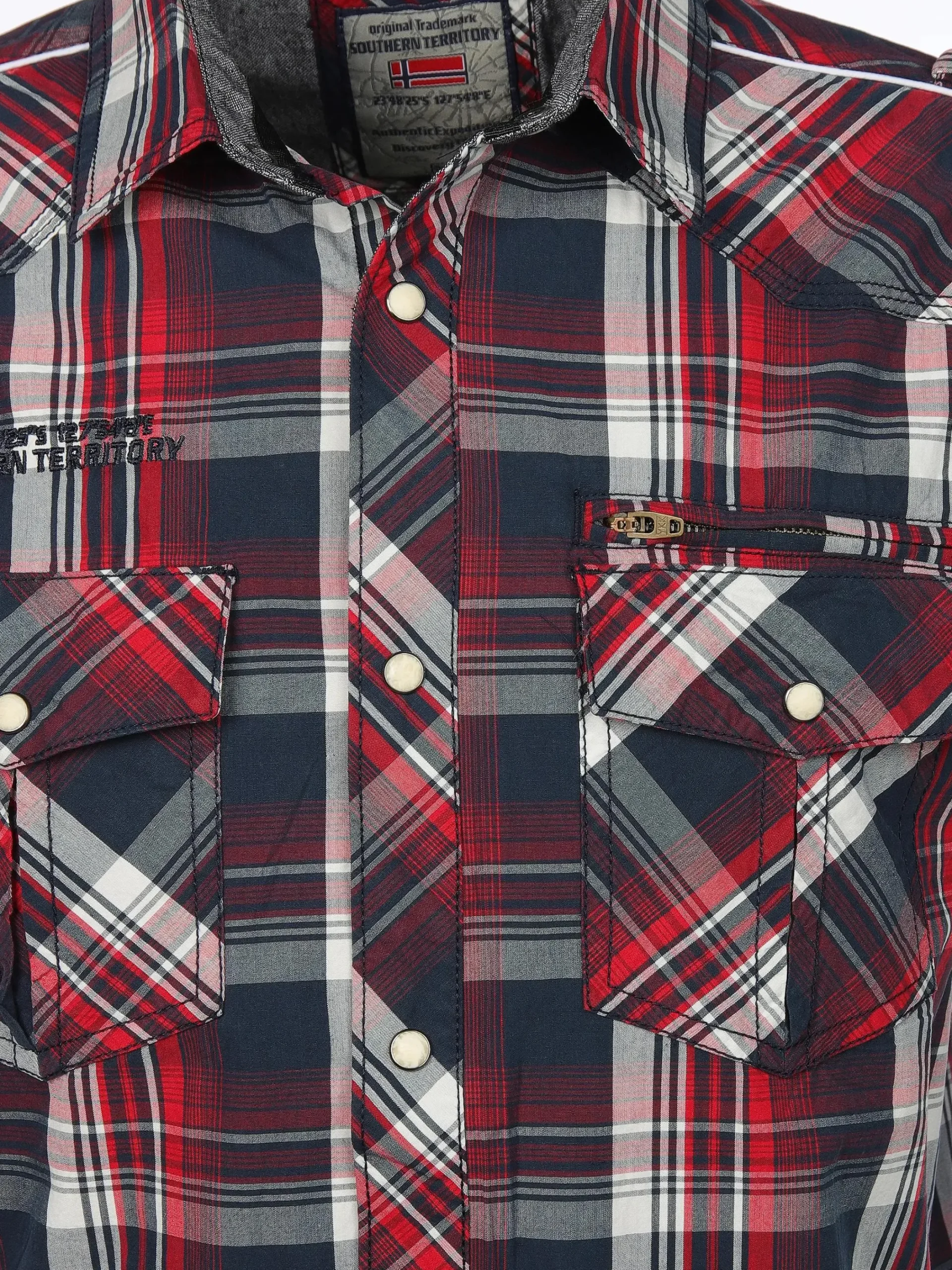 Herren Southern Territory Herren Freizeithemd mit kurzem Arm