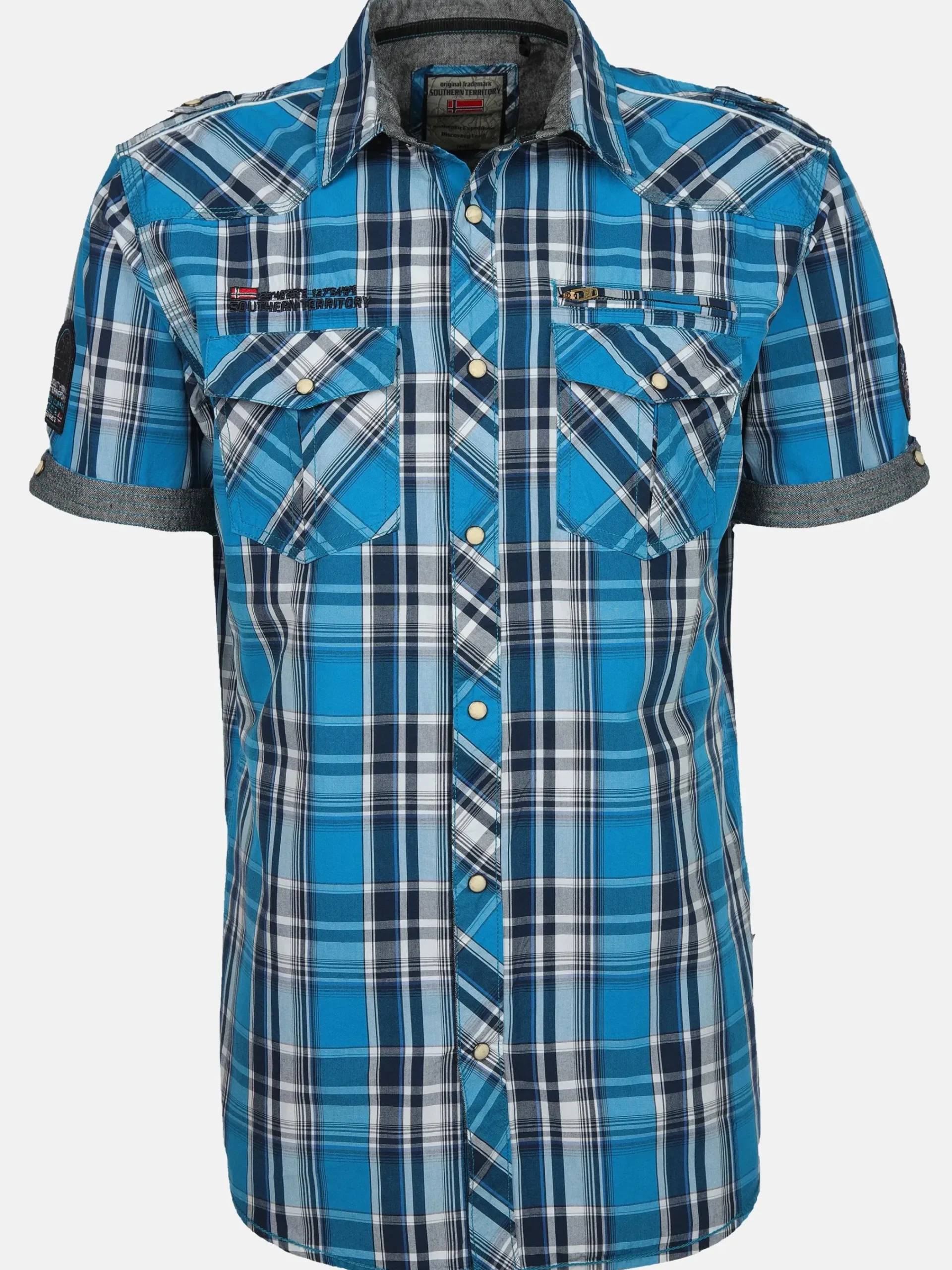 Herren Southern Territory Herren Freizeithemd mit kurzem Arm